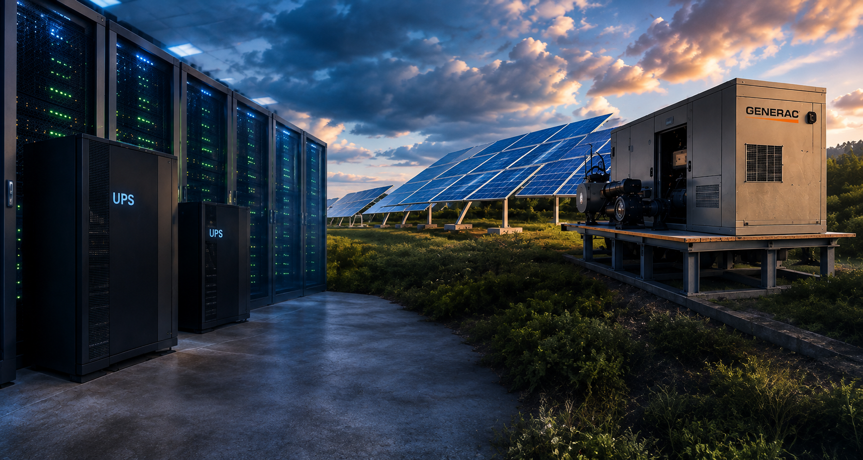 UPS, energía solar y plantas eléctricas
